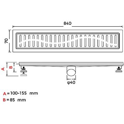 Gappo G88007-33 (80 см, золотой) (2)