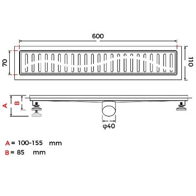 Gappo G86007-39 (60 см, оружейная сталь) (2)